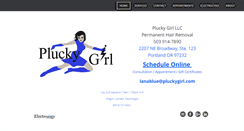 Desktop Screenshot of pluckygirl.com