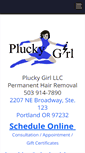 Mobile Screenshot of pluckygirl.com