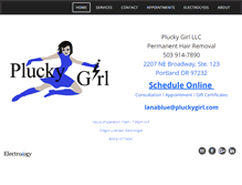 Tablet Screenshot of pluckygirl.com